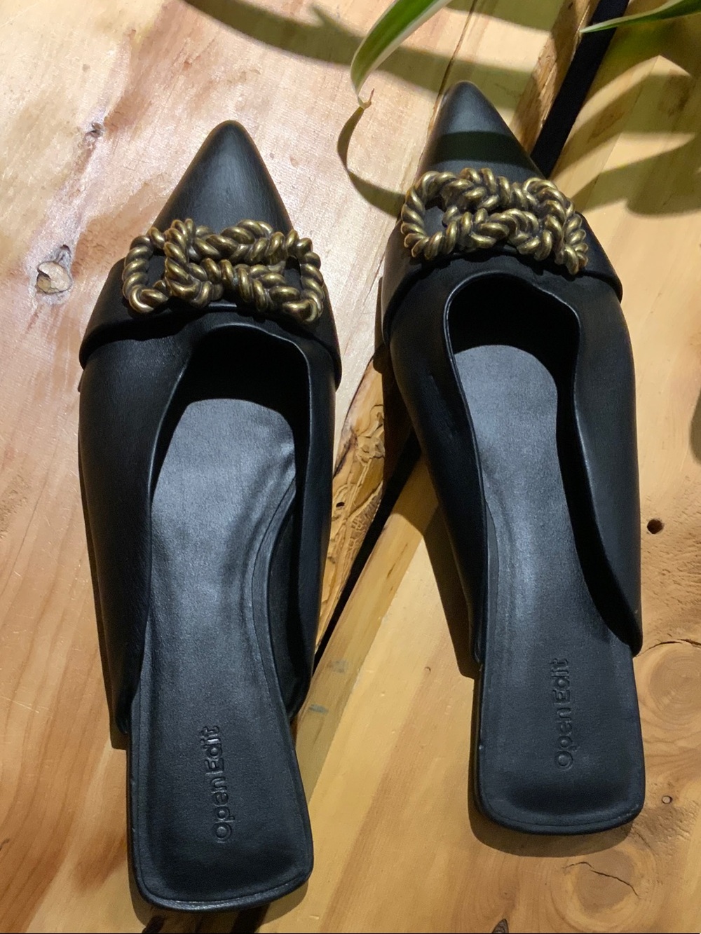 Open Edit Slip-On Sandals Size 9